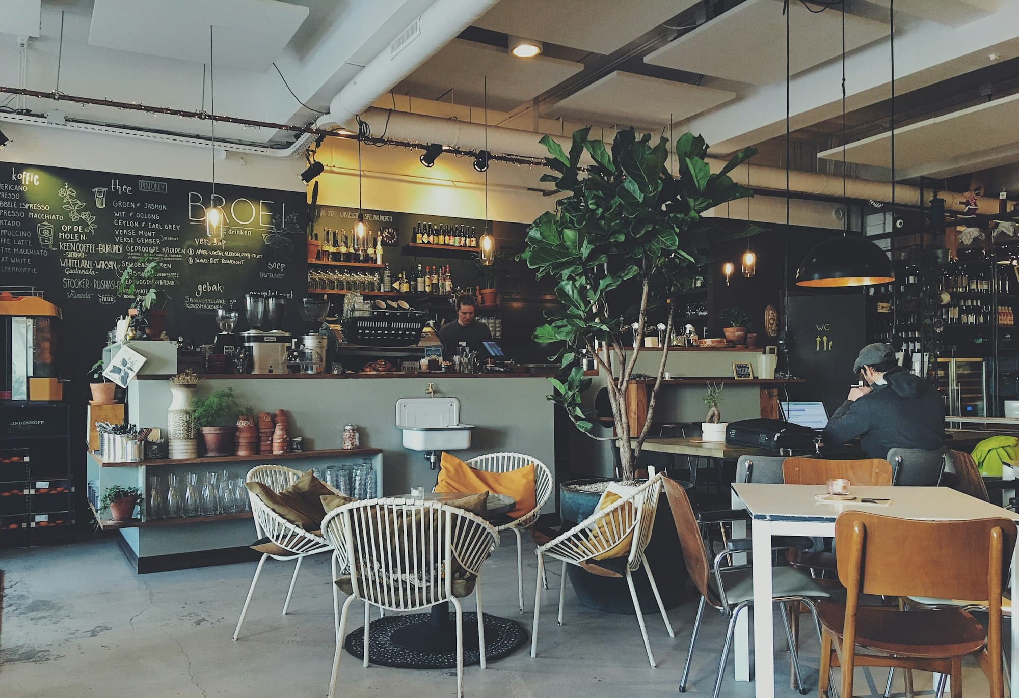 Inside a Hidden Grounds café