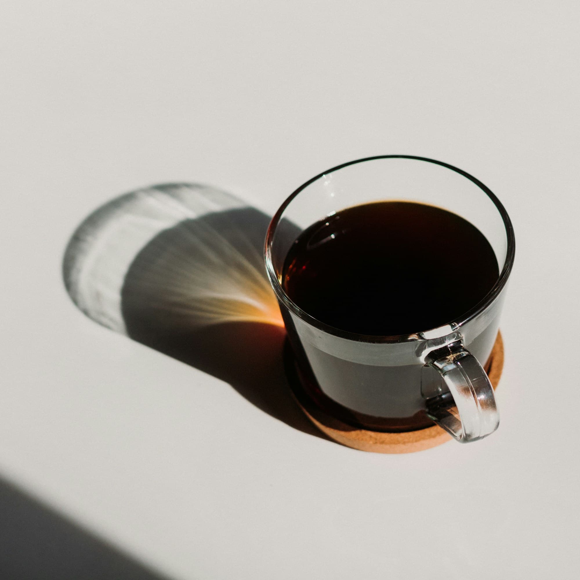 A fresh cup, ready to go